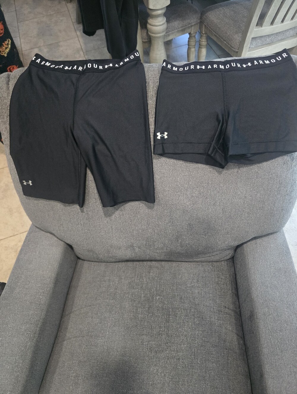 Under Armour Women’s Black Performance Bike Shorts Duo